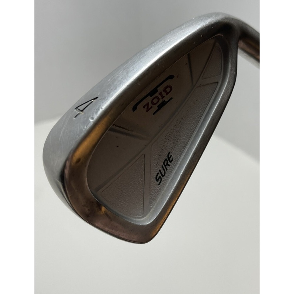 Mizuno T-Zoid Sure Single 4 Iron Gold Plus Sensicore R300 Steel Regular Mens RH